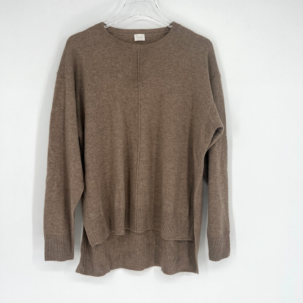C.T. Plage Cashmere Sweater Womens L / 40 Brown Elevated Basic Minimalist